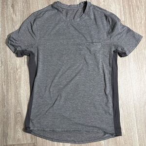 lululemon athletica Charcoal Short Sleeve Tee